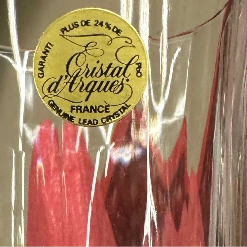 Made in France: Set of 20 Crystal Wine Glasses - Longchamp Cristal D’Arques